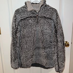 Thread and Supply Grey Teddy Jacket